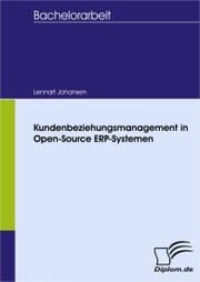 Cover von Kundenbeziehungsmanagement in Open-Source ERP-Systemen