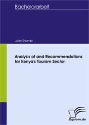 Cover von Analysis of and Recommendations for Kenya's Tourism Sector