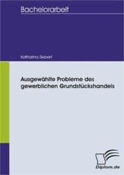 Cover von Ausgewählte Probleme des gewerblichen Grundstückshandels