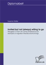 Cover von Invited but not (always) willing to go: Refugees in Tham Hin camp (Thailand) as an example of migration theories shortcomings
