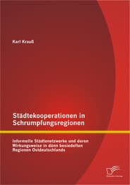 Cover von Städtekooperationen in Schrumpfungsregionen: Informelle Städtenetzwerke und deren Wirkungsweise in dünn besiedelten Regionen Ostdeutschlands