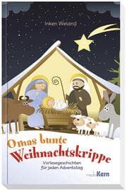 Cover von Omas bunte Weihnachtskrippe