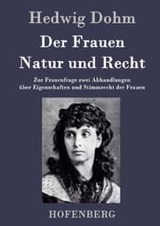 Cover von Der Frauen Natur und Recht