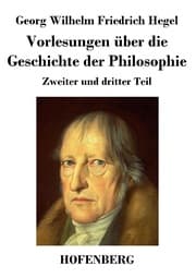 Cover von Vorlesungen über die Geschichte der Philosophie
