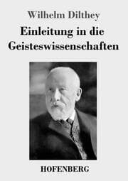 Cover von Einleitung in die Geisteswissenschaften
