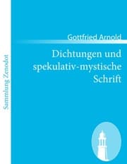 Cover von Dichtungen und spekulativ-mystische Schrift