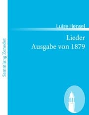 Cover von Lieder Ausgabe von 1879