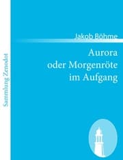 Cover von Aurora oder Morgenröte im Aufgang