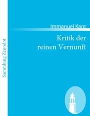 Cover von Kritik der reinen Vernunft