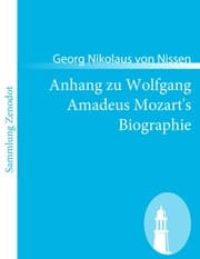 Cover von Anhang zu Wolfgang Amadeus Mozart's Biographie