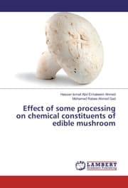 Cover von Effect of some processing on chemical constituents of edible mushroom