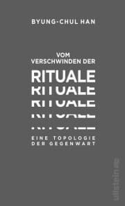 Cover von Vom Verschwinden der Rituale
