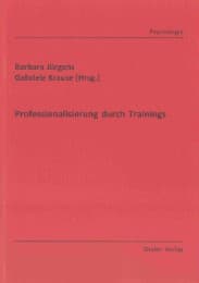 Cover von Professionalisierung durch Trainings