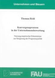 Cover von Konvergenzprozesse in der Unternehmensbewertung