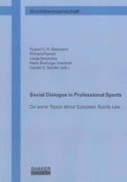 Cover von Social Dialogue in Professional Sports