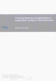 Cover von Trimming, Mapping, and Optimization in Isogeometric Analysis of Shell Structures