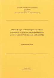 Cover von Untersuchungen zur Ermüdungsbruchmechanik inhomogener Scheiben mit analytischen Methoden und der erweiterten Finite-Elemente-Methode XFEM