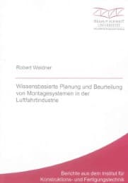 Cover von Wissensbasierte Planung und Beurteilung von Montagesystemen in der Luftfahrtindustrie