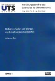 Cover von Umformverhalten und Grenzen von Schichtverbundwerkstoffen