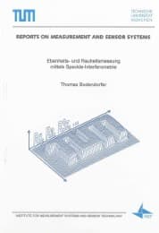 Cover von Ebenheits- und Rauheitsmessung mittels Speckle-Interferometrie