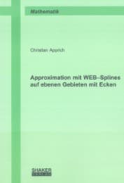 Cover von Approximation mit WEB-Splines auf ebenen Gebieten mit Ecken