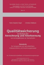 Cover von Qualitätssicherung im Kontext der Anrechnung und Anerkennung von Lernergebnissen an Hochschulen