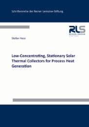 Cover von Low-Concentrating, Stationary Solar Thermal Collectors for Process Heat Generation
