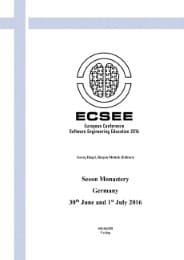 Cover von European Conference on Software Engineering Education