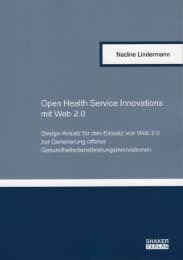 Cover von Open Health Service Innovations mit Web 2.0