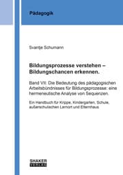 Cover von Bildungsprozesse verstehen - Bildungschancen erkennen.