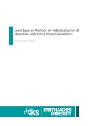 Cover von Least-Squares Methods for Individualization of Hearables with Active Noise Cancellation