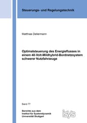 Cover von Optimalsteuerung des Energieflusses in einem 48-Volt-Mildhybrid-Bordnetzsystem schwerer Nutzfahrzeuge