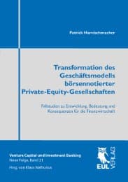 Cover von Transformation des Geschäftsmodells börsennotierter Private-Equity-Gesellschaften
