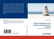 Cover von General method for the analysis of cogeneration systems