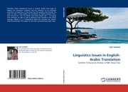Cover von Linguistics Issues in English-Arabic Translation
