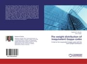Cover von The weight distribution of inequivalent Goppa codes
