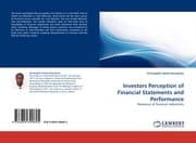 Cover von Investors Perception of Financial Statements and Performance