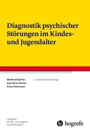 Cover von Diagnostik psychischer Störungen im Kindes- und Jugendalter