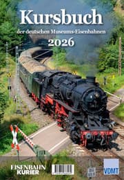 Cover von Kursbuch der deutschen Museums-Eisenbahnen - 2026