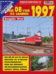 Cover von Die DB vor 25 Jahren - 1997 Ausgabe West