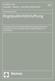 Cover von Regelpublizitätshaftung