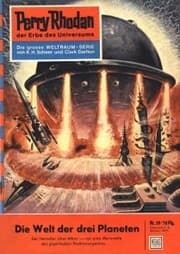 Cover von Perry Rhodan 39: Die Welt der drei Planeten