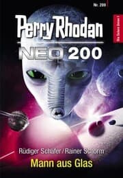 Cover von Perry Rhodan Neo 200: Mann aus Glas