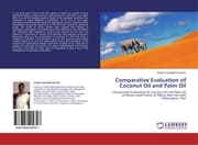 Cover von Comparative Evaluation of Coconut Oil and Palm Oil
