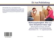 Cover von Wohnungslosigkeit.Was u.a.Gero Storjohann dazu sagt