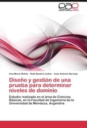 Cover von Diseno y gestion de una prueba para determinar niveles de dominio