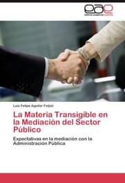 Cover von La Materia Transigible en la Mediacion del Sector Publico
