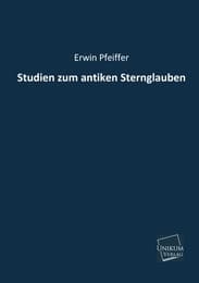 Cover von Studien zum antiken Sternglauben