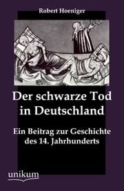 Cover von Der schwarze Tod in Deutschland