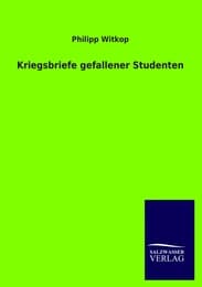 Cover von Kriegsbriefe gefallener Studenten